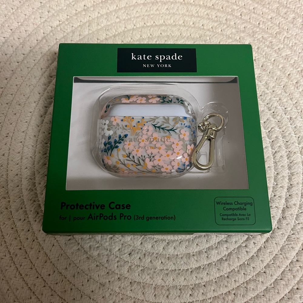 Kate Spade Floral AirPods Pro Case with Clip